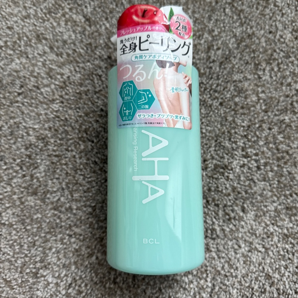 AHA body wash from Japan